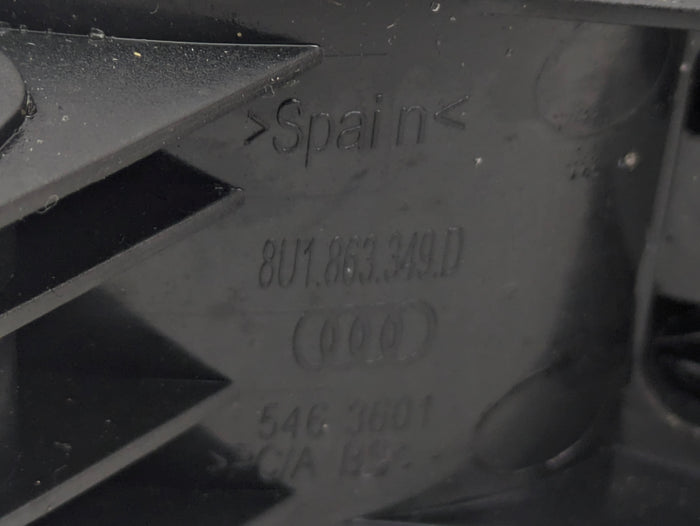 2016-2018 Audi 8U Q3 Front Center Console Bezel Trim Cover & Power Outlet 8U1863349D