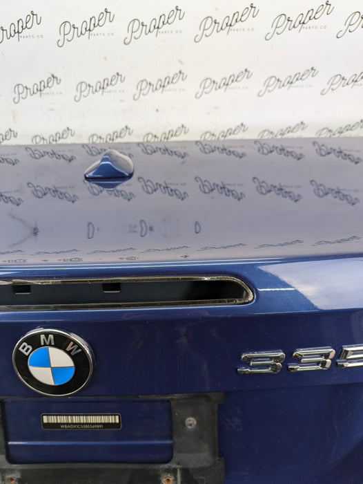 BMW E93 335is 335i 328i M3 Convertible Trunk Lid Le Mans Blue (381) 54377256742 *NOTE*