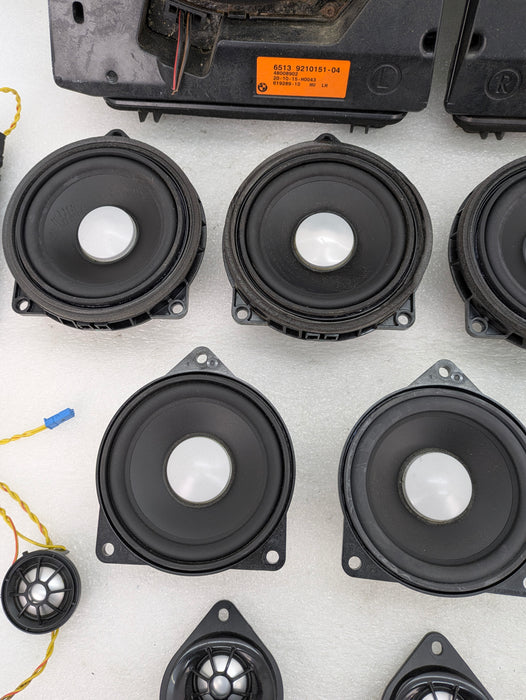 BMW F30 340xi Msport Harman Kardon Complete Mid-Range Speaker Set Kit Subwoofers Tweeters & Hifi Speakers 9364956/9368383/9226357/7263992/7263991/9226358/9210152/9210151