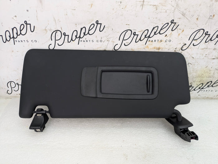 BMW G22 G26 430ix 330ix 330ex Left/Driver Side Black Sun Visor W/Headliner Clip 8097333