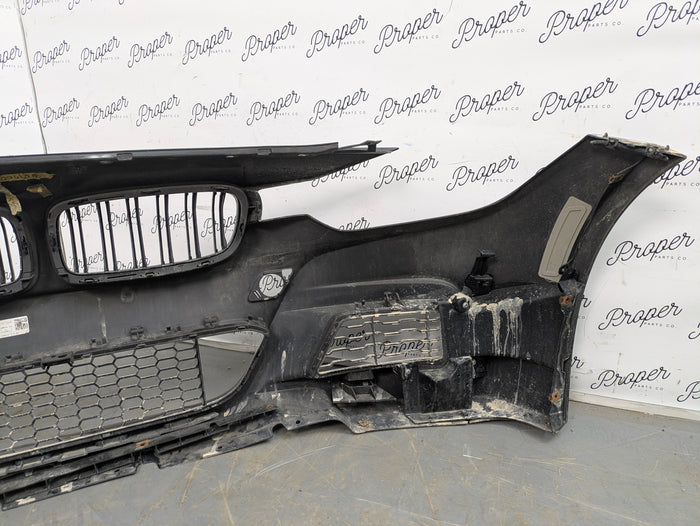 BMW F30 F31 3 Series M Sport Front Bumper Black Sapphire Metallic (475) *DAMAGED*