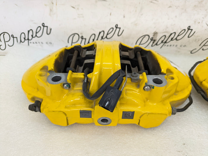 2018-2024 Alfa Romeo Stelvio 2.0 Brembo Front Caliper Set Left Right Yellow