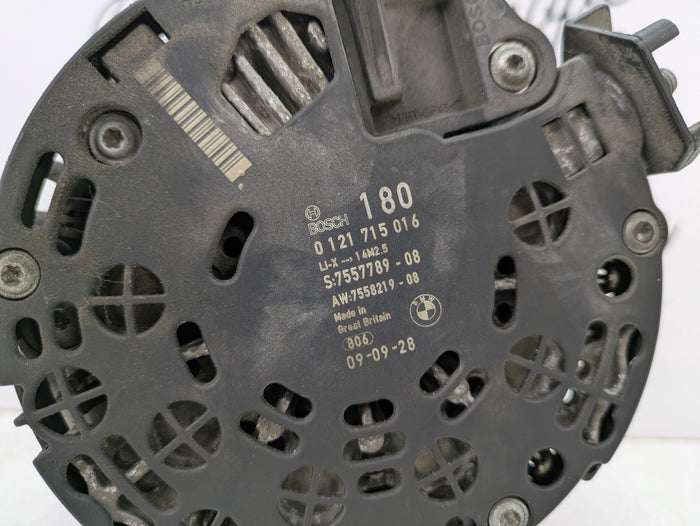 BMW E88 E82 E90 E91 E92 E93 135i 335i N54 Engine Alternator 7557789