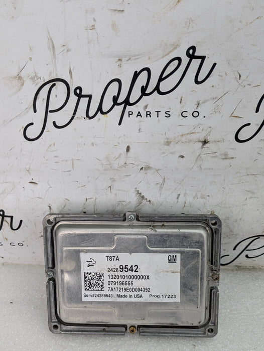 2018 Chevrolet 6th Gen Camaro 2SS Automatic Transmission Computer Control Module Unit 24289542