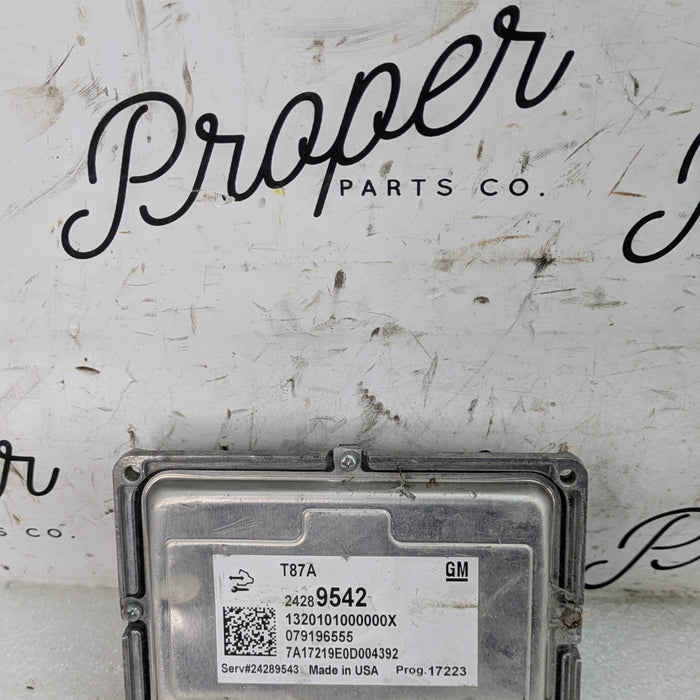2018 Chevrolet 6th Gen Camaro 2SS Automatic Transmission Computer Control Module Unit 24289542