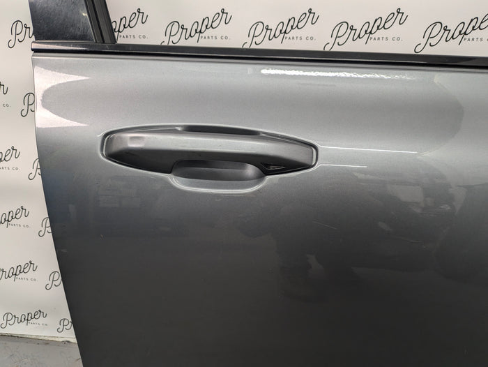 2021 Volvo V60 T6 R-Design Right/Passenger Side Front Door Osmium Gray Metallic (714)
