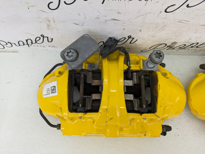2018-2024 Alfa Romeo Stelvio 2.0 Brembo Front Caliper Set Left Right Yellow