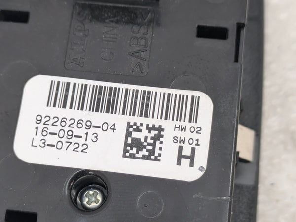 BMW F32 4 Series/F82 M4 Left/Driver Side Master Window Switch W/Black Trim 9226269