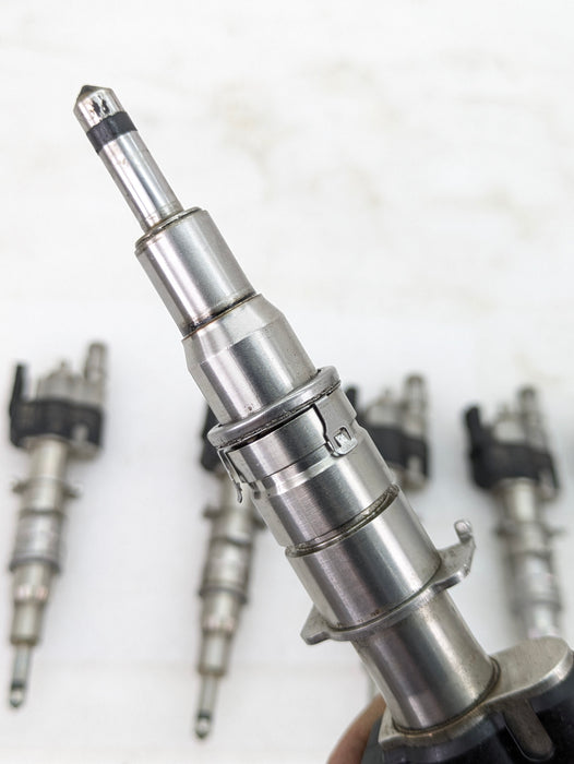 BMW E90 E92 E93 335i 335xi N54 High Pressure Fuel Injectors Index 9 (Set Of 6) 7585261-09 *Damaged*