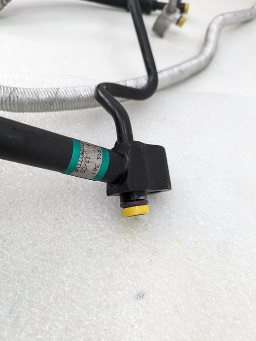 BMW E46 330ci 328ci 325ci 323ci A/C Air Conditioning Condenser Evaporator Dry Pressure Line Suction Hoses 6914361/6908754