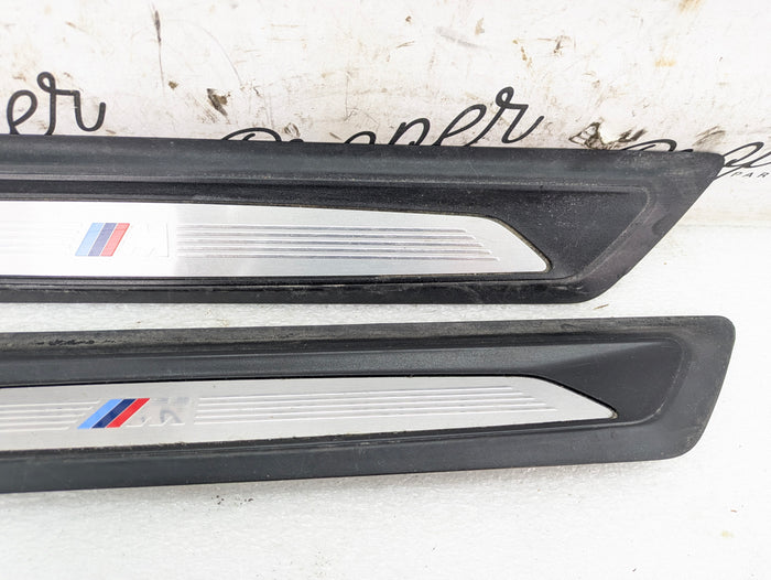 BMW F30 F31 335xi 340xi 328xi 330xi 320i M Sport Front/Rear Left/Right Door Sill Trim Set 8051037/8054233/8054234 *DAMAGED*