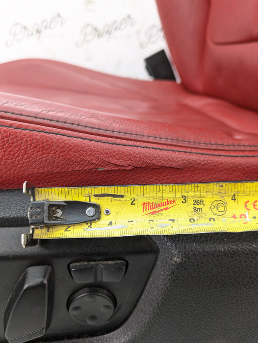 BMW F30 335xi M Sport Complete Red Interior Swap Kit Set Leather Coral Red Door Cards & Seats