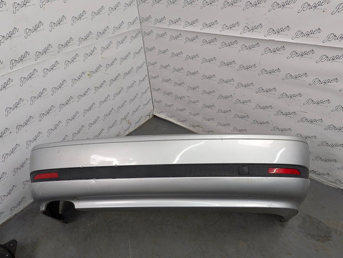 BMW E46 325ci Coupe Rear Bumper Assembly W/Crash Bar Titanium Silver (354)