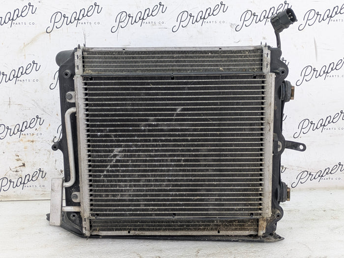 Porsche 996.2 911 Carrera 4 Left/Driver Side Radiator AC Condenser Cooling Fan Shroud 99657311100/99662403502/99610603361/99610613151