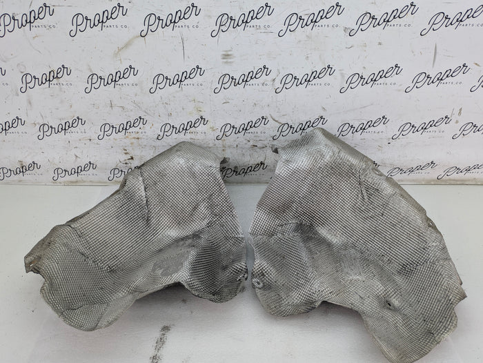 BMW G20 G22 G23 G26 330ix M340ix 330ex Left/Right Exhaust Muffler Heat Shields 7341009/7341010