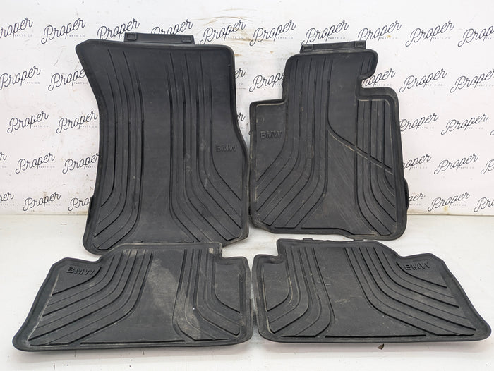 BMW F36 Grand Coupe 435xi 440xi 428xi Oem Rubber Floor Mat Set Front & Rear 2348155/2348155/2219802