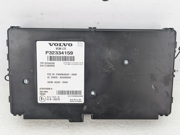 2021 Volvo V60 T6 R-Design Telematics Communication Module Control Unit 32334159