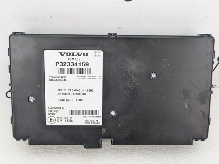 2021 Volvo V60 T6 R-Design Telematics Communication Module Control Unit 32334159