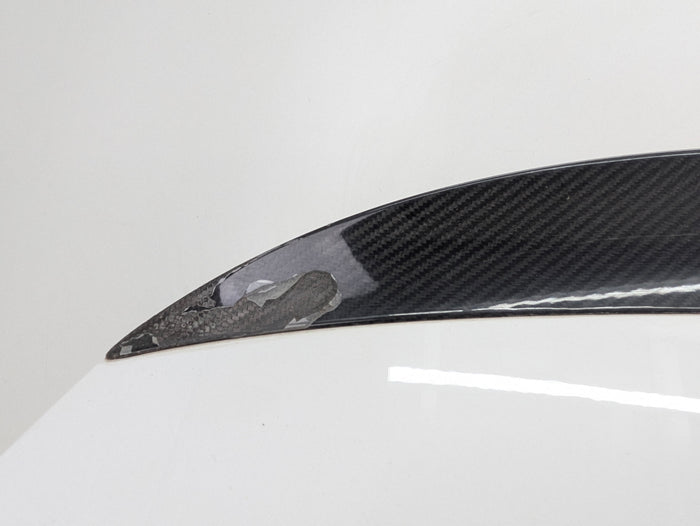 BMW E92 M3 335i 328i LCI Coupe Trunk Lid W/Aftermarket Spoiler Alpine White (300) 41627254428