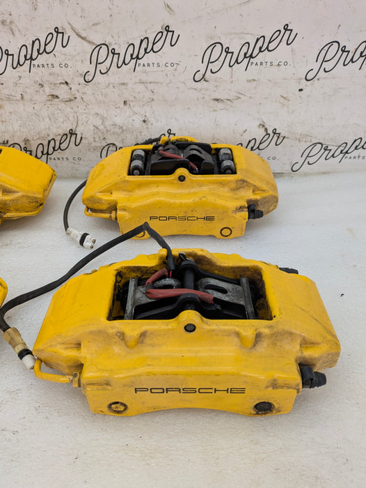 Porsche 996.2 911 Carrera 4 Cab Front & Rear Brembo Brake Caliper Set Of 4 996351426