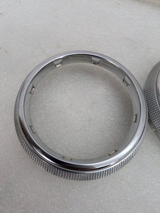 2018 Chevrolet 6th Gen Camaro 2SS Dashboard Center HVAC Air Vent Silver Chrome Trim Set Pair