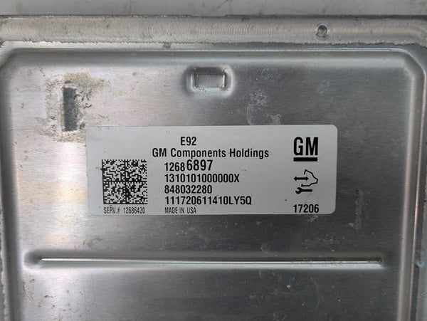 2018 Chevrolet 6th Gen Camaro 2SS 6.2L V8 Engine ECU ECM Engine Computer Control Unit Module 12686897