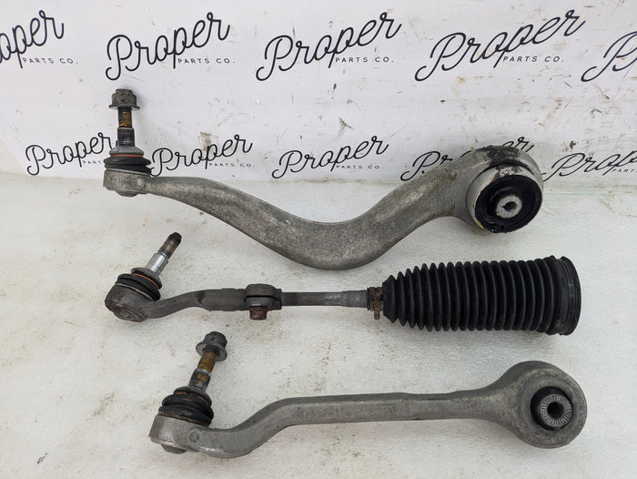 BMW F22 F23 228xi M235xi 230xi M240xi AWD Right/Passenger Side Front Control Arms Set W/Inner & Outer Tie Rod