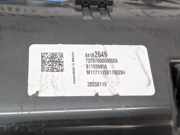 Chevrolet C7 Corvette Stingray GPS/Navigation/Information Display Screen Unit 84182649 *DAMAGED*