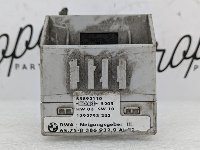 BMW E46 M3 330ci 328ci 325ci 323ci 320i Anti Theft Inclination Angle Tilt Sensor Indicator Module 8386932