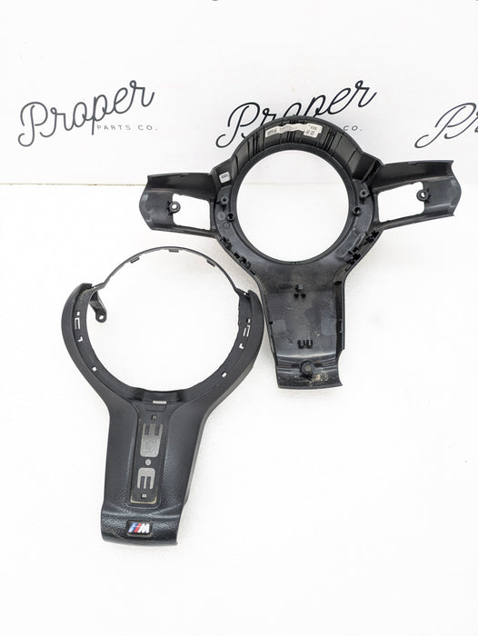 BMW F30 F31 F32 F33 F34 F36 335xi 3228xi 340xi 330xi 320xi M Sport Steering Wheel Trim 32307846032/3075842 *DAMAGED*