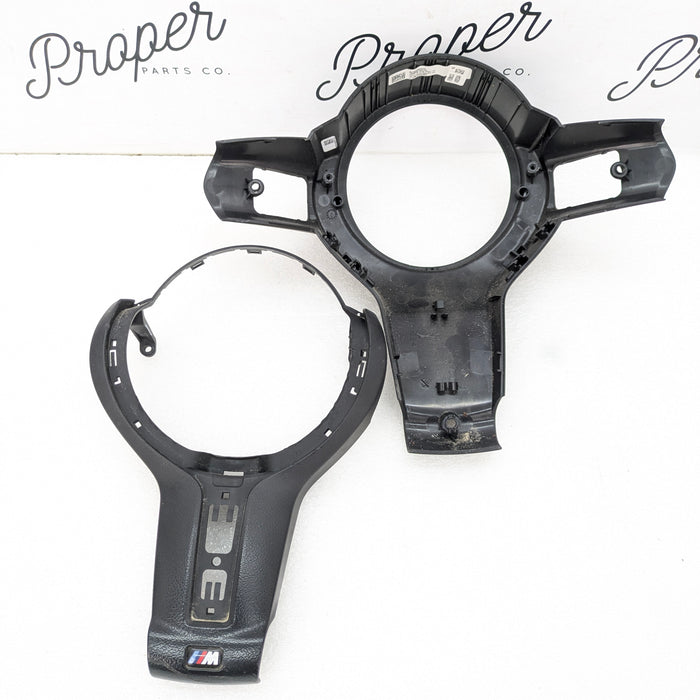 BMW F30 F31 F32 F33 F34 F36 335xi 3228xi 340xi 330xi 320xi M Sport Steering Wheel Trim 32307846032/3075842 *DAMAGED*