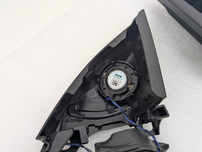BMW G22 G23 430ix M440ix Left/Right Door Hifi Audio Tweeter & Trim Set Pair 65132622544