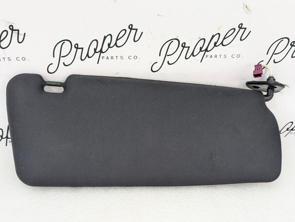 BMW E46 M3 3 Series M Sport/ZHP Coupe/Sedan/Wagon Left Side Black Cloth Sunvisor 51162699047