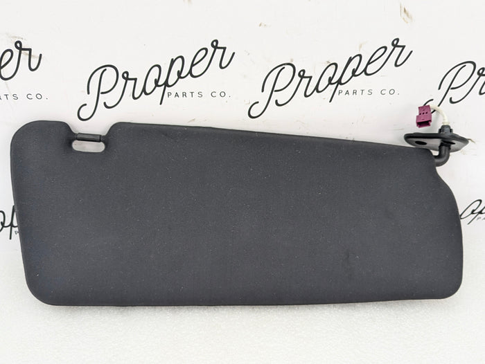 BMW E46 M3 3 Series M Sport/ZHP Coupe/Sedan/Wagon Left Side Black Cloth Sunvisor 51162699047