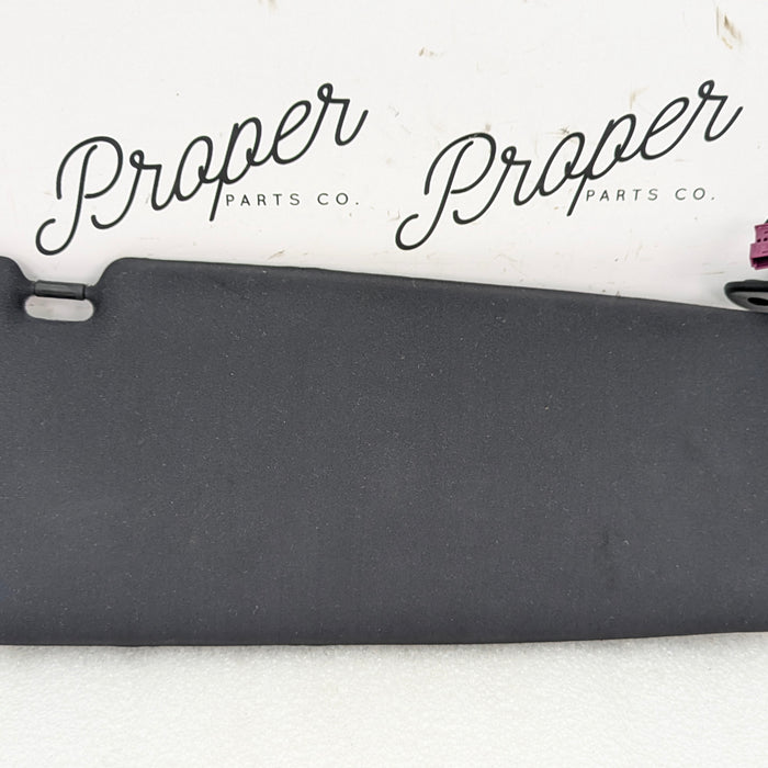 BMW E46 M3 3 Series M Sport/ZHP Coupe/Sedan/Wagon Left Side Black Cloth Sunvisor 51162699047