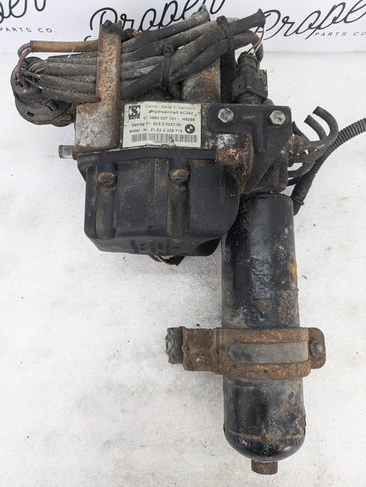 BMW E46 M3 SMG Transmission Hydraulic Pump Unit & Pressure Accumulator 2229715 *DAMAGED*