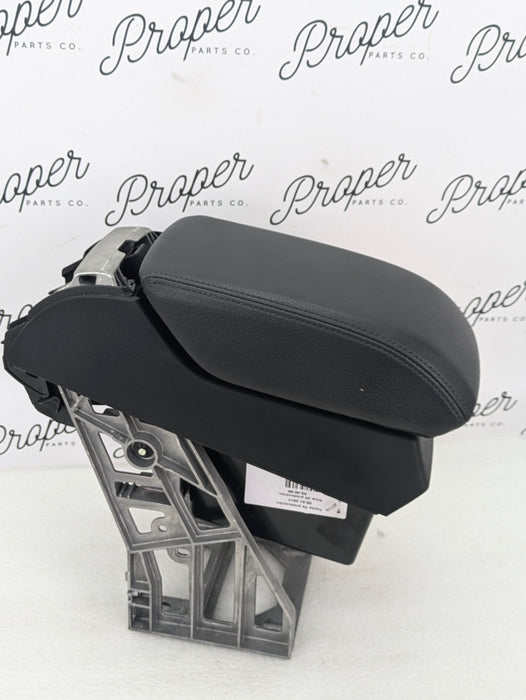 2015-2018 Audi 8U Q3 Front Center Console Armrest Black Leather Compartment Mechanism 8U0864207/8U0864283 *DAMAGED