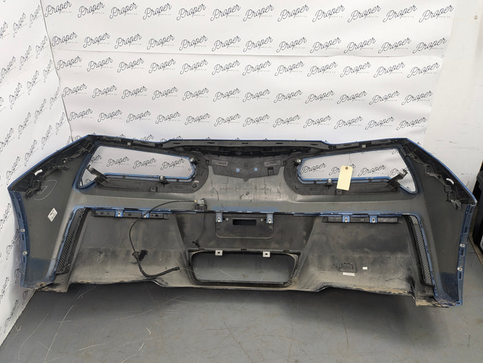 Chevrolet C7 Corvette Stingray Rear Bumper Cover Laguna Blue Tintcoat (G7H) 23452911