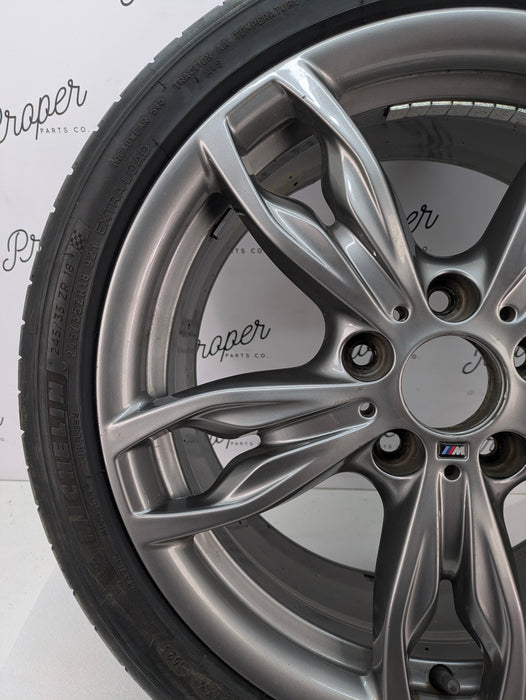BMW 135i M Sport OEM Staggered Style 436 18 Inch Ferric Wheels/Rims Set Of 4  7845870/7845871