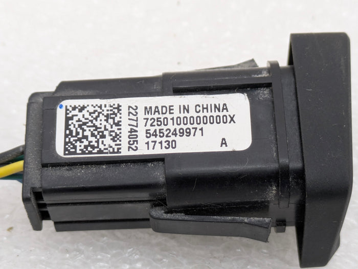 2018 Chevrolet 6th Gen Camaro 2SS Engine Start Stop Ignition Button Switch 22774052