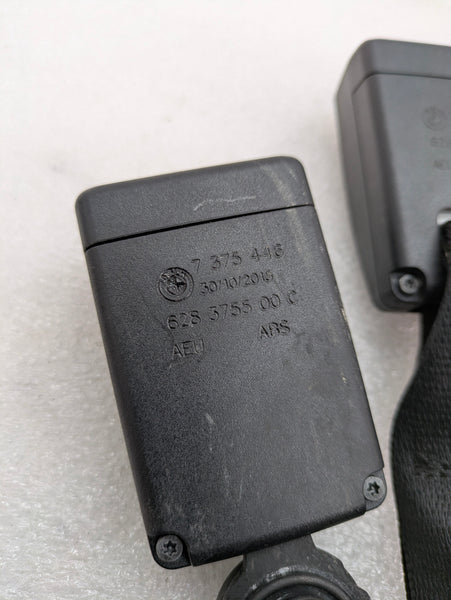 BMW F30 F36 F31 F80 340xi 335xi 328xi 330xi 320i M3 Rear Center Seatbelt Buckles 7375446