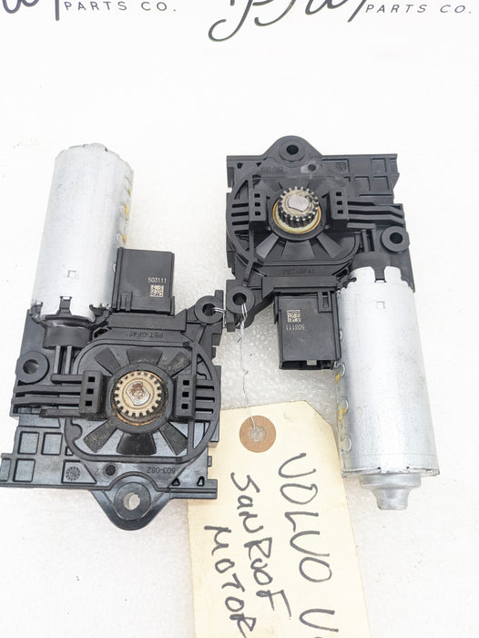 2021 Volvo V60 T6 R-Design Front & Rear Panoramic Sunroof Motor Set 10030662