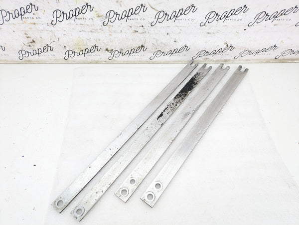 Chevrolet C7 Corvette Stingray Z51 Underbody Floor Crossbar Support Brace Bar Bracket Set
