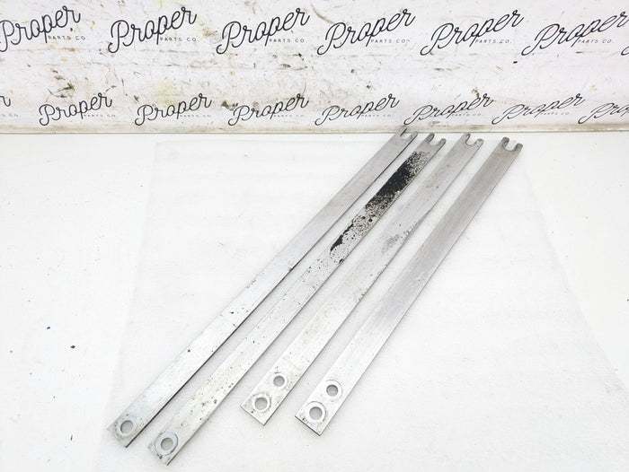 Chevrolet C7 Corvette Stingray Z51 Underbody Floor Crossbar Support Brace Bar Bracket Set