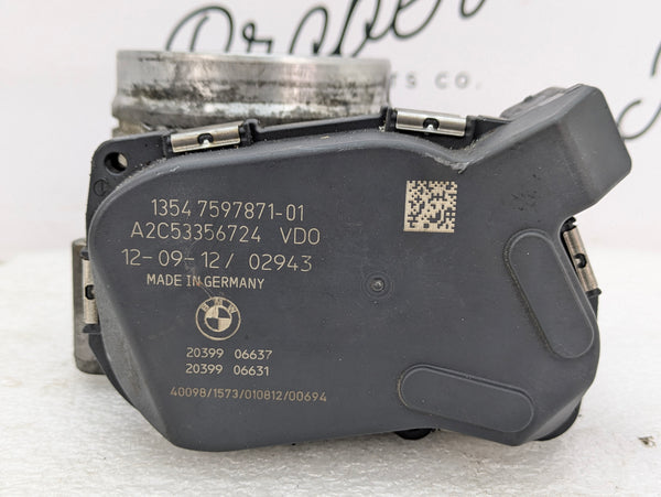 BMW F30 F32 F33 F34 F36 335xi 335i 435xi 435i N55 Engine Throttle Body 7597871