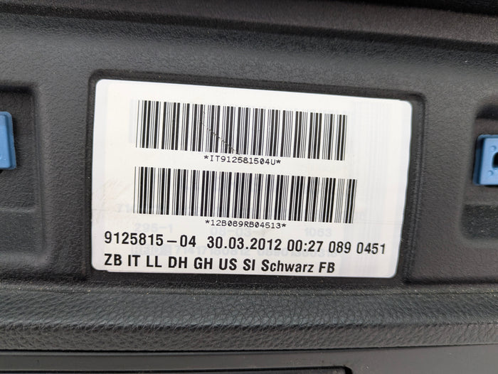 BMW E92 E91 E90 335xi 330xi 328xi 325xi 323i M3 Black Non-iDrive/Non-Navigation/Single Scoop Dashboard & Airbag 7143779