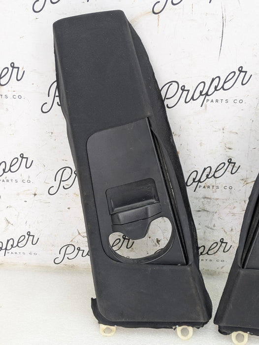BMW E46 330ci M3 328ci 325ci 323ci Coupe Left/Right B Pillar Set Black 7057296/7057295