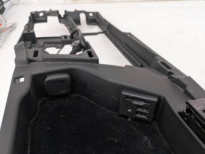 Chevrolet C7 Corvette Stringray Z51 Lower Center Console Base Frame W/Wiring & USB/AUX Ports