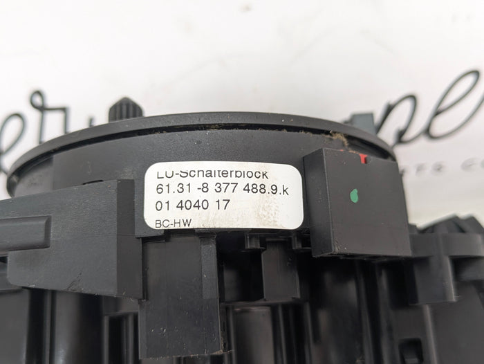 BMW E46 M3 330ci 328ci 325ci 323ci 320i Steering Column Clock Spring Switch Unit & Stalks 8377488