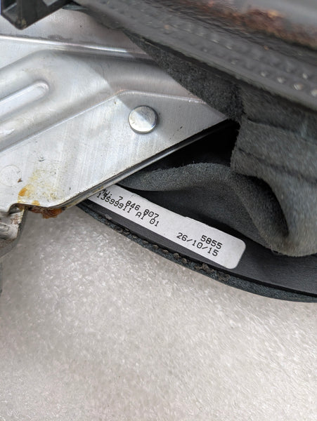BMW F30 340xi Black Leather Parking Brake Lever/Handle/Boot 6799101/7846807